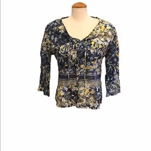 Sandwich Floral Blouse